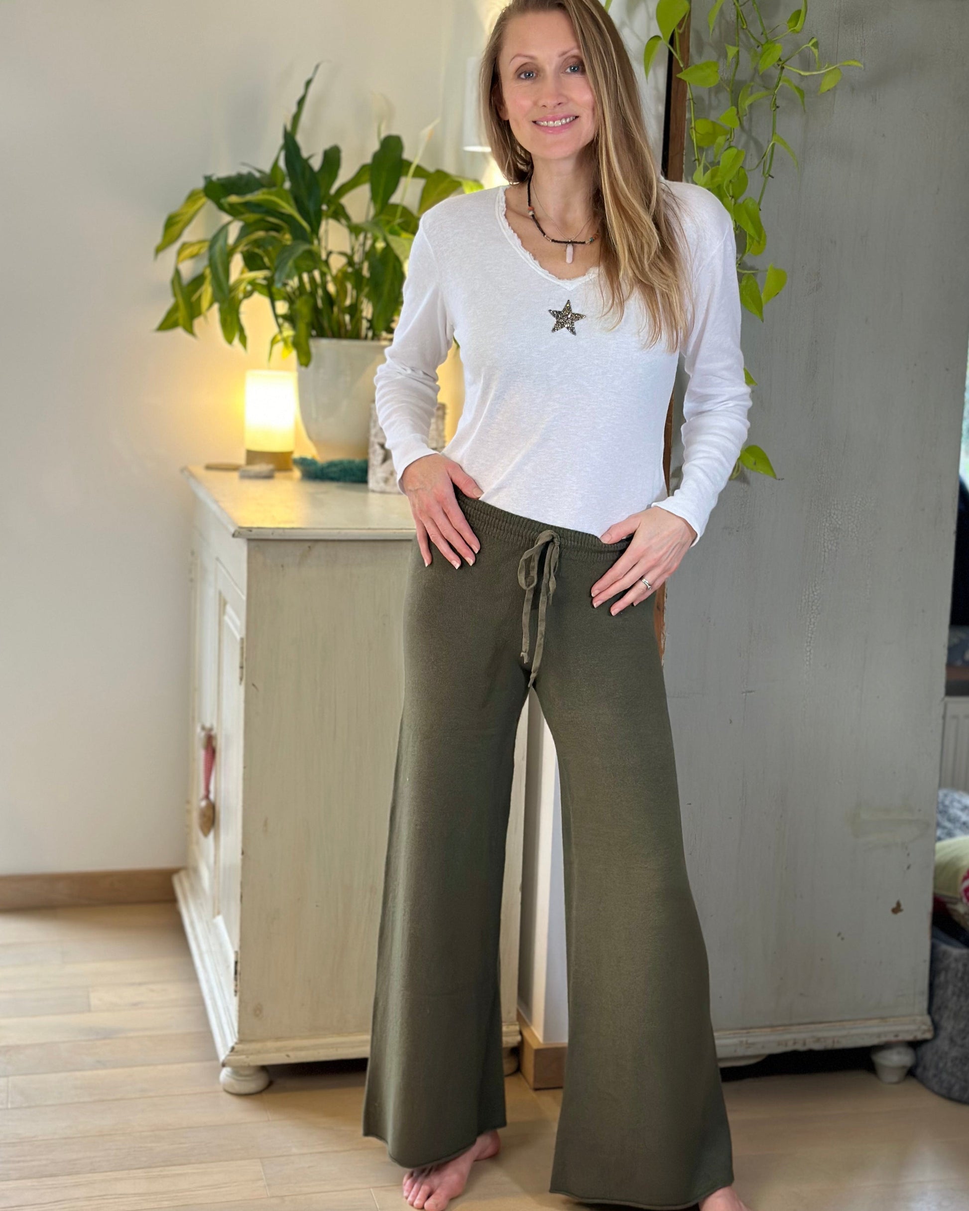 Relaxed Pants Khaki
