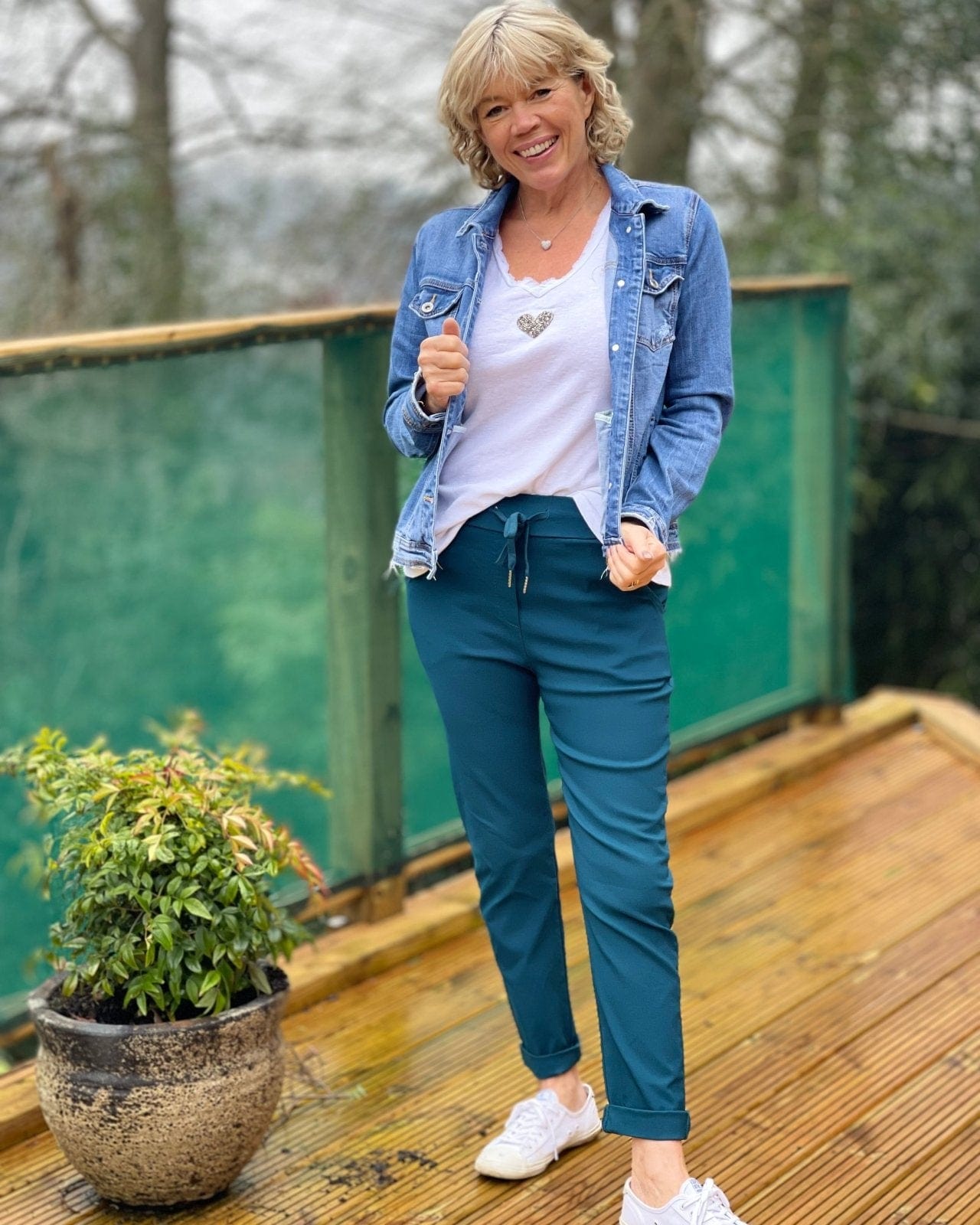 clothing 'Magic' Trousers - Teal