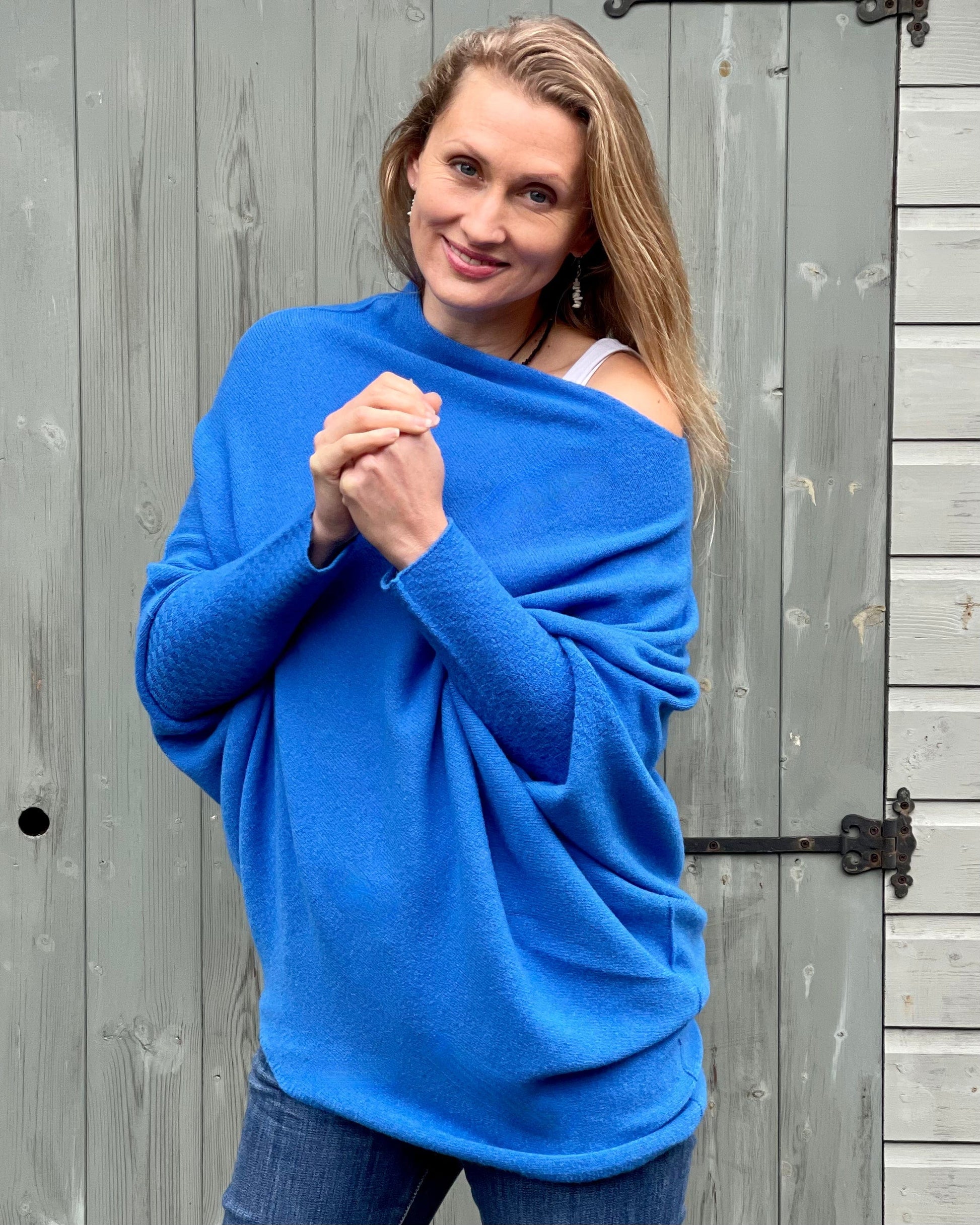 Soft 2025 blue sweater